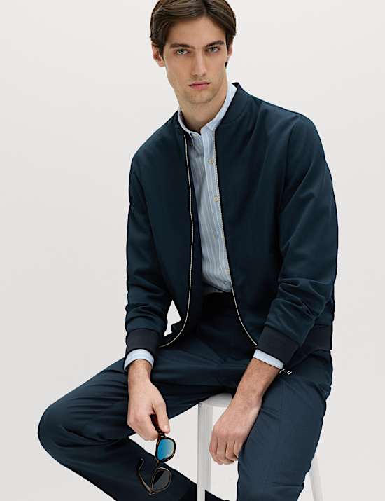 Zip-Up Bomber Jacket