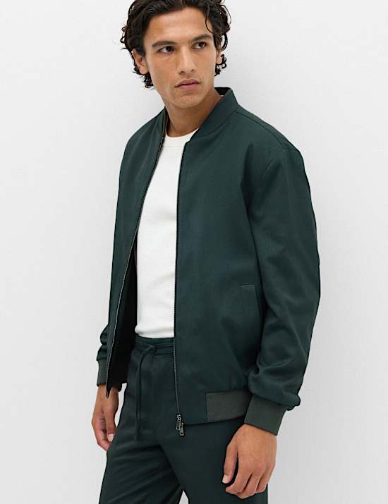 Zip-Up Bomber Jacket