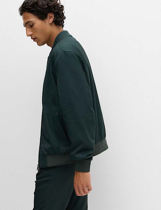 Zip-Up Bomber Jacket
