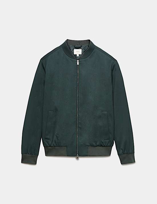 Zip-Up Bomber Jacket