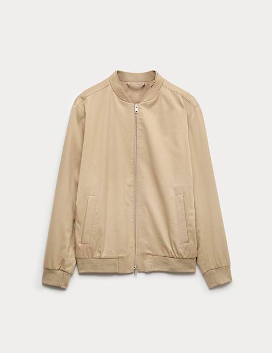 Zip-Up Bomber Jacket