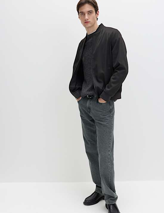 Zip-Up Bomber Jacket