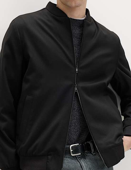 Zip-Up Bomber Jacket
