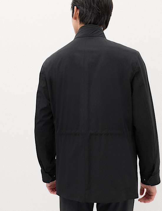 4 Pocket Funnel Neck Jacket