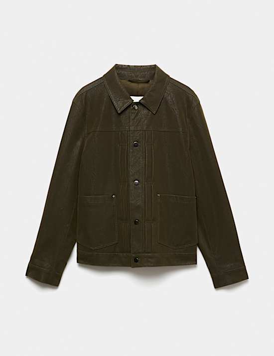 Faux Suede Utility Jacket