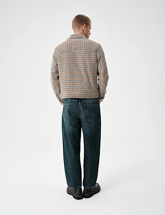 Wool Blend Textured Short Jacket