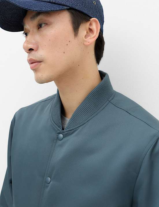 Satin Bomber Jacket