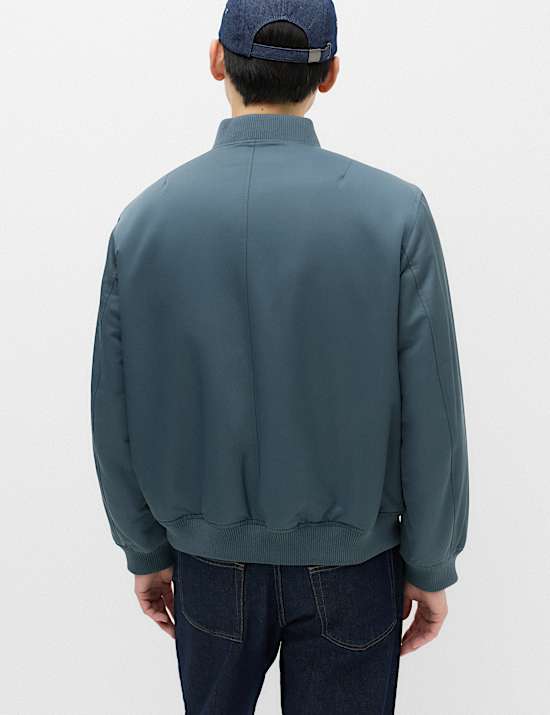 Satin Bomber Jacket