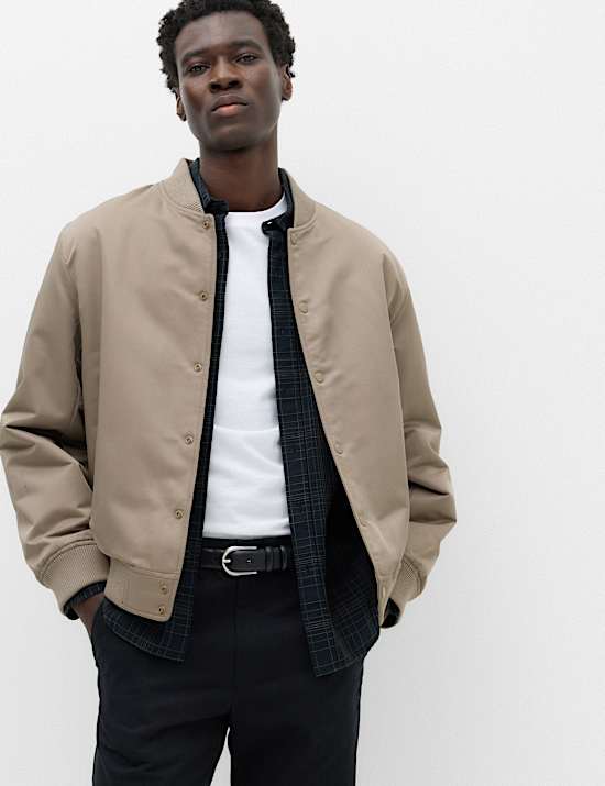 Satin Bomber Jacket