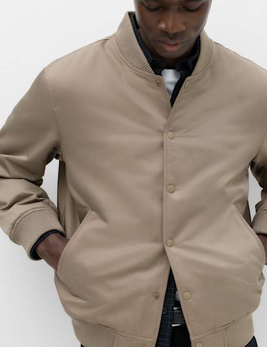 Satin Bomber Jacket