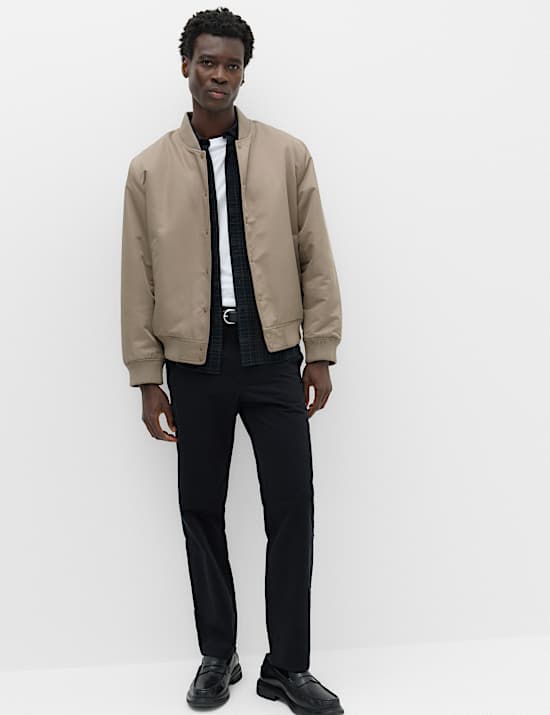 Satin Bomber Jacket
