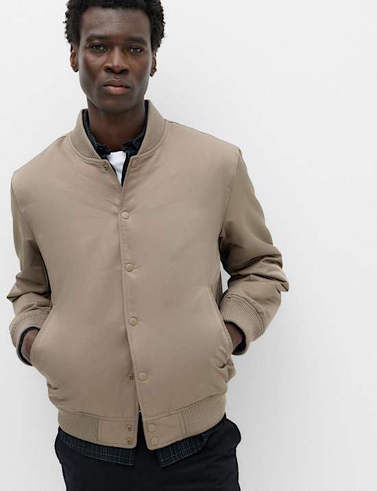 Satin Bomber Jacket