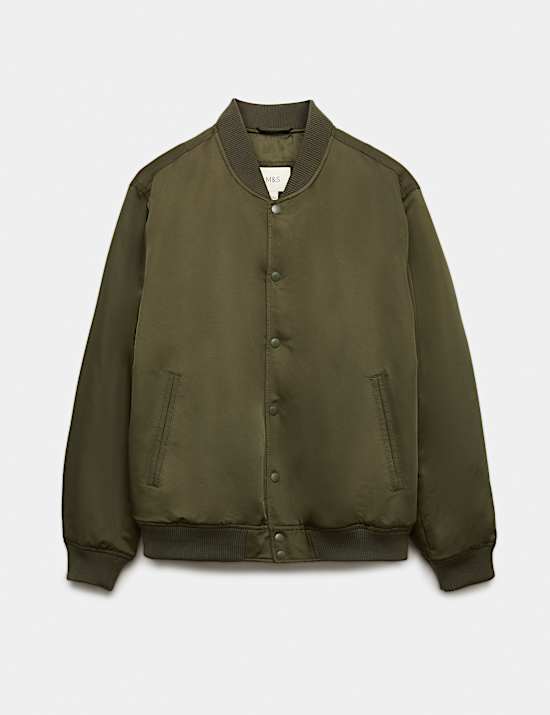 Satin Bomber Jacket