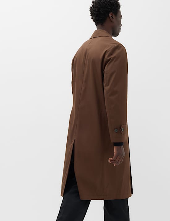 Pure Cotton Double Breasted Trench Coat