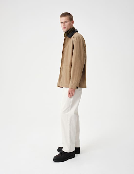 Pure Cotton Wax Utility Jacket