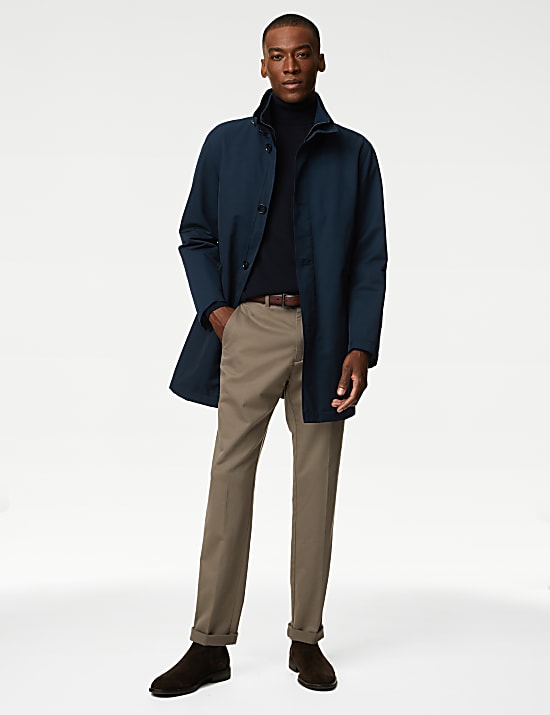 Funnel Neck Mac with Stormwear&trade;