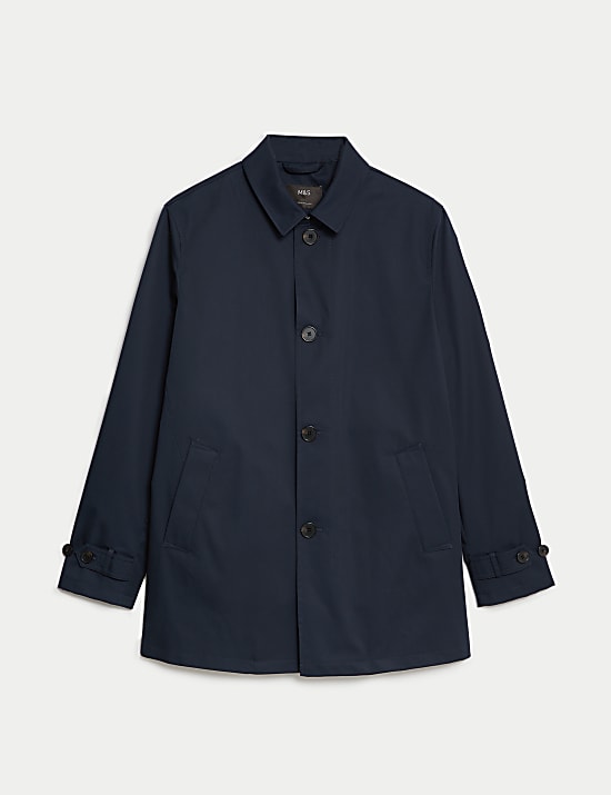 Cotton Blend Mac with Stormwear™