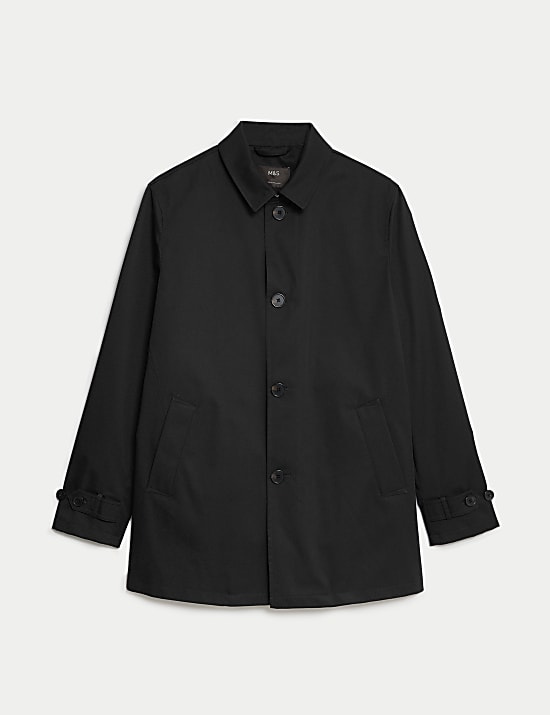 Cotton Blend Mac with Stormwear™