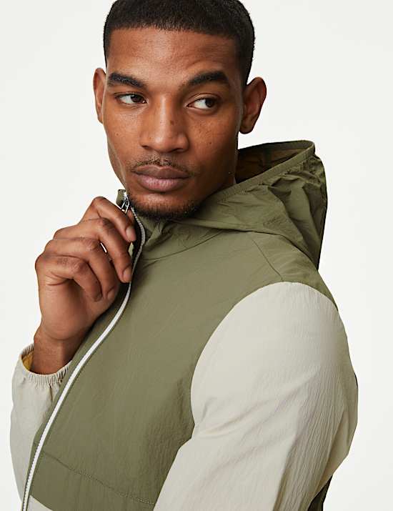 Packable Hooded Anorak with Stormwear