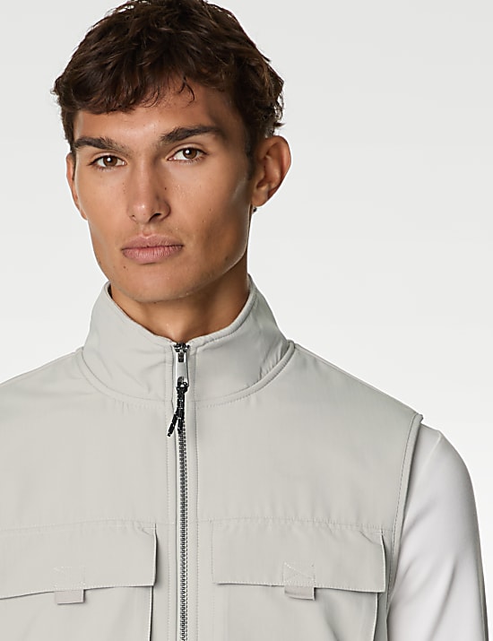 Pocketed Ripstop Fleece Gilet