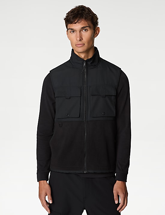 Pocketed Ripstop Fleece Gilet