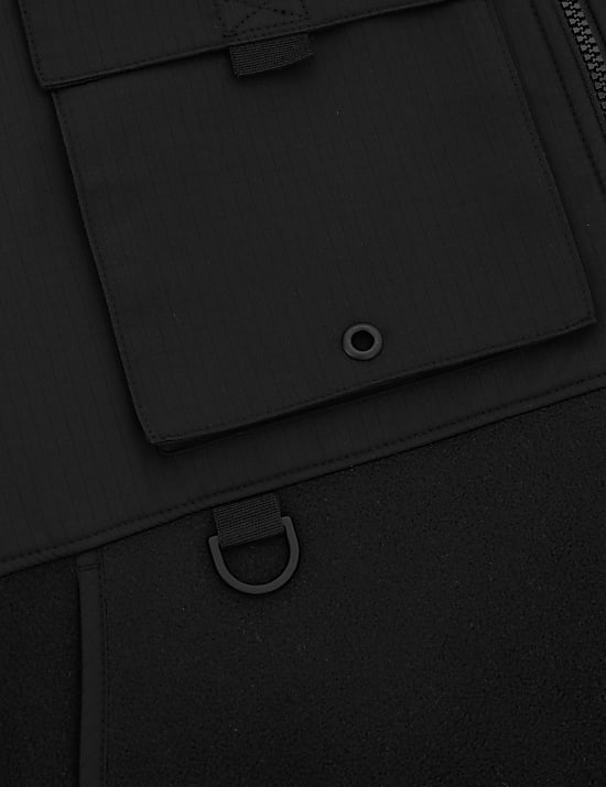 Chaleco polar antidesgarros con bolsillos