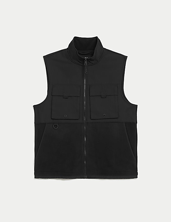 Chaleco polar antidesgarros con bolsillos