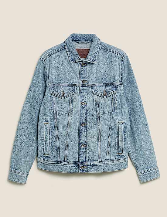 Acid Wash Denim Jacket