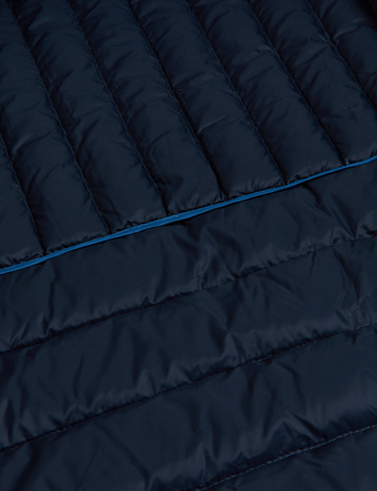 ז'קט עם ריפוד פוך ונוצות