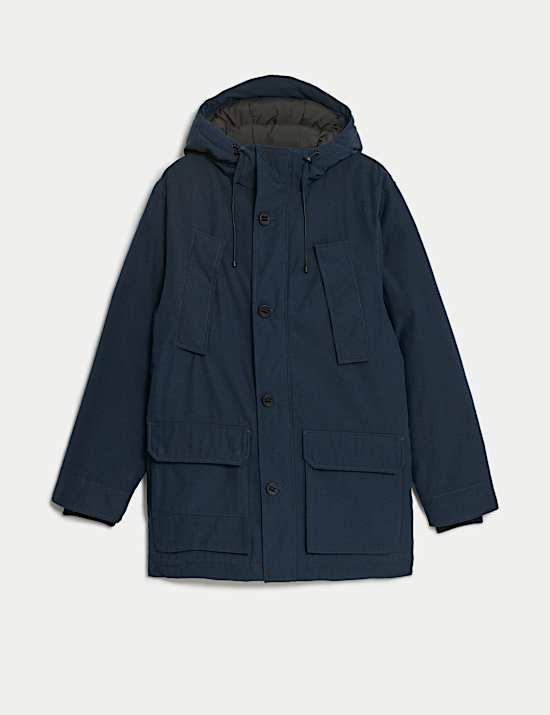 Hooded Parka Jacket with Thermowarmth&trade;