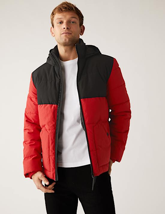 Hooded Puffer Jacket with Thermowamth&trade;