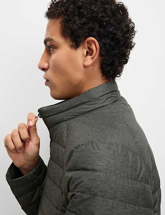 Lightweight Feather & Down Puffer Jacket with Stormwear™