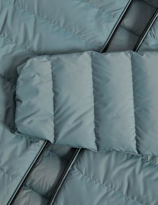 Ελαφρύ τζάκετ με επένδυση από φτερά και πούπουλα