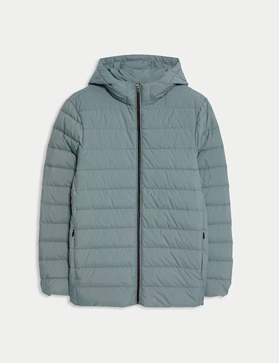 Ελαφρύ τζάκετ με επένδυση από φτερά και πούπουλα