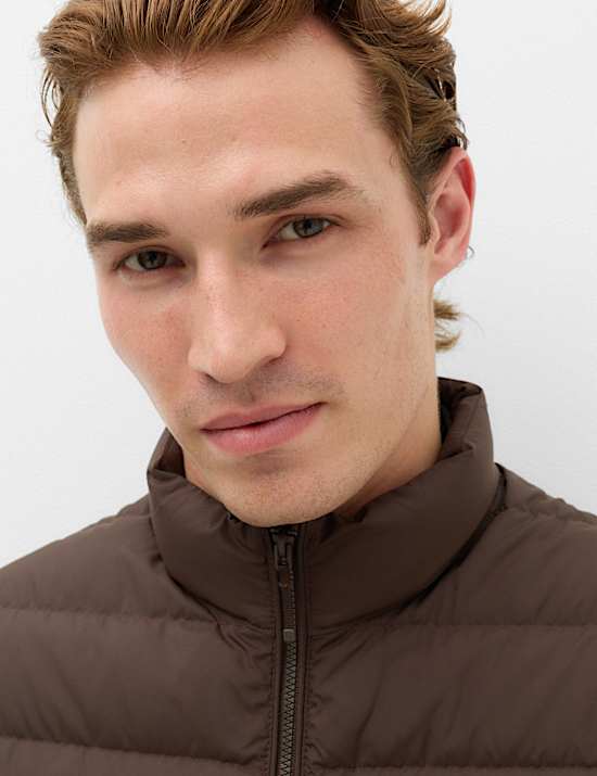 Feather and Down Padded Lightweight Gilet