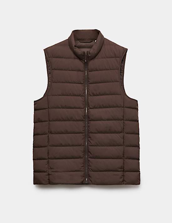 Feather and Down Padded Lightweight Gilet