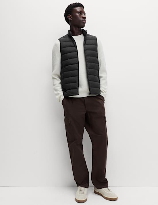 Feather and Down Padded Lightweight Gilet
