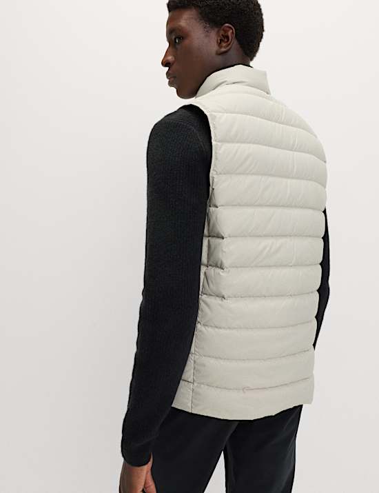 Feather and Down Padded Lightweight Gilet