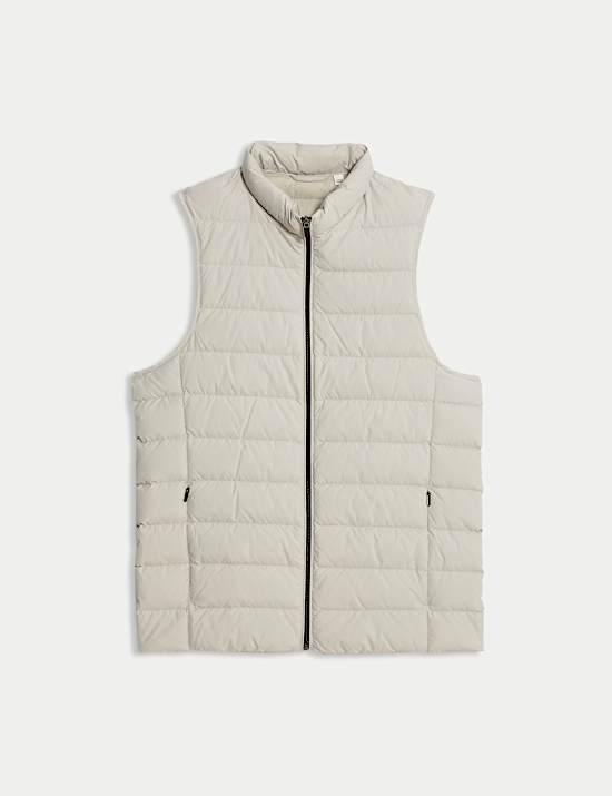 Feather and Down Padded Lightweight Gilet