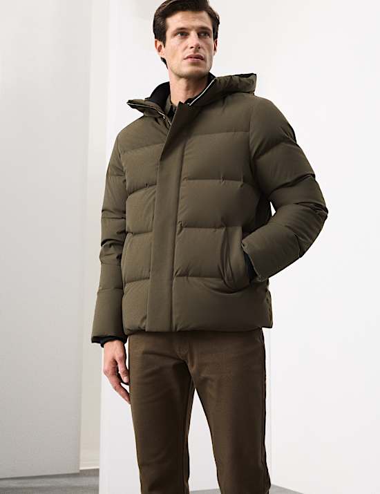 Feather & Down Puffer Jacket with Stormwear™