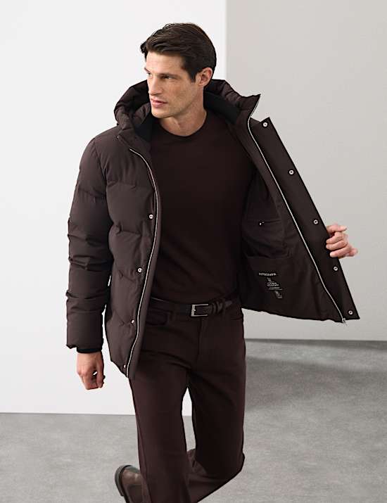 Feather & Down Puffer Jacket with Stormwear™