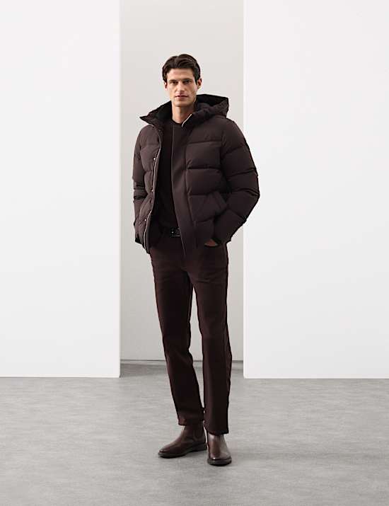 Feather & Down Puffer Jacket with Stormwear™