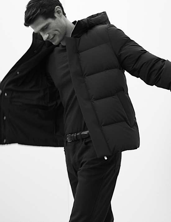 Feather & Down Puffer Jacket with Stormwear™