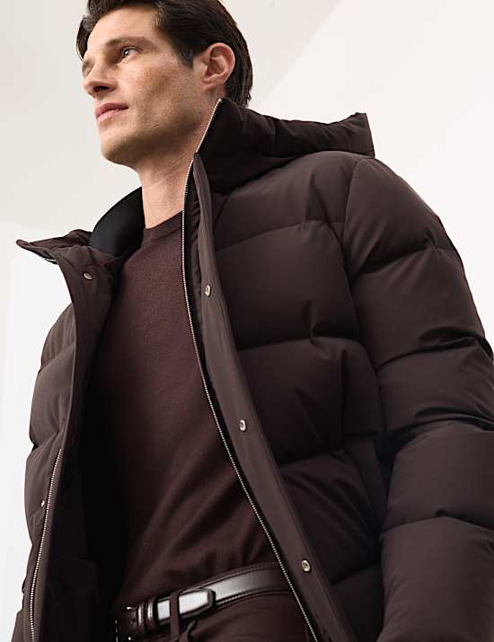 Feather & Down Puffer Jacket with Stormwear™