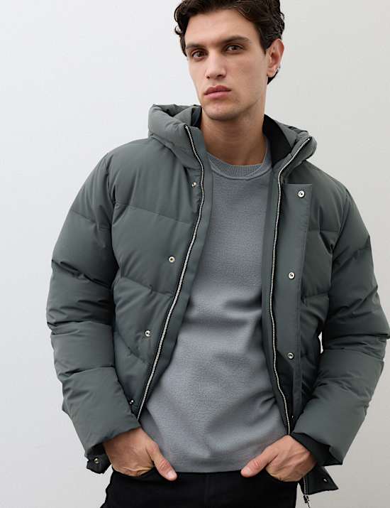 Feather & Down Puffer Jacket with Stormwear&trade;