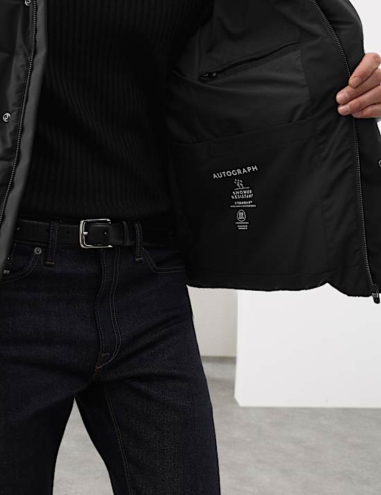 Chaqueta acolchada de pluma y plum&oacute;n con Stormwear&trade;