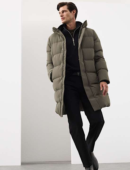 Steppjacke mit Daunen- und Federfüllung und Stormwear™