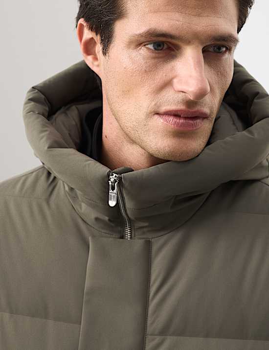 Steppjacke mit Daunen- und Federfüllung und Stormwear™
