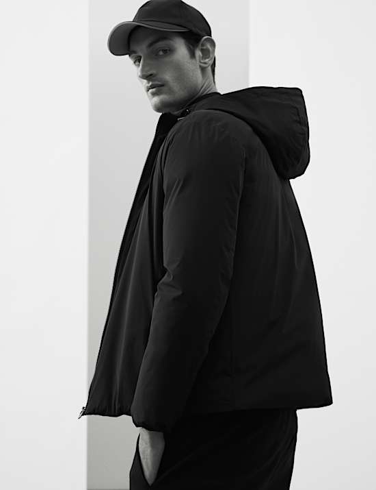 Feather and Down Puffer Jacket