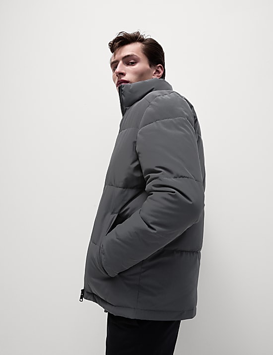 Double Collar Puffer Jacket with Thermowarmth&trade;